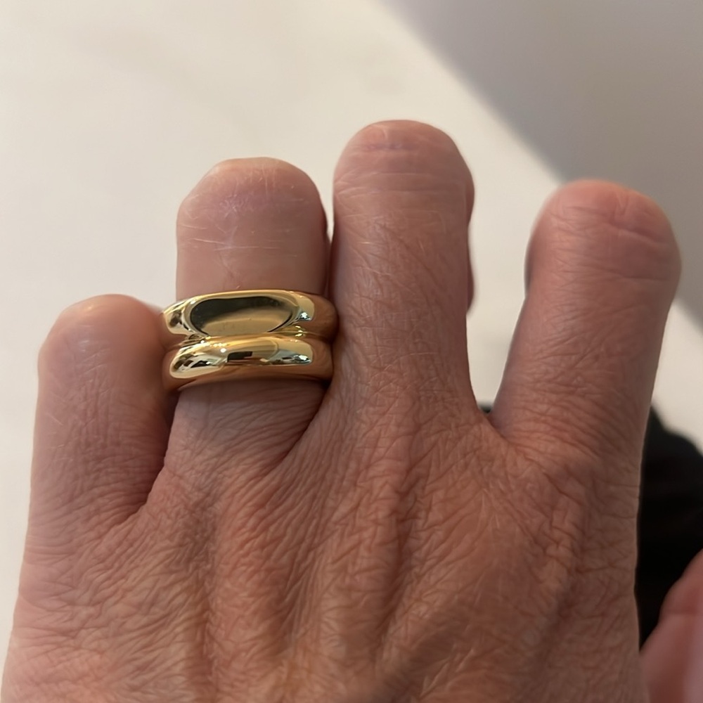 Jennifer Fisher Polished Gold Tangle Ring - Picture 5 of 5